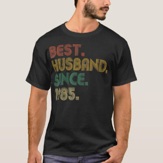 Vintage 1985 Retro 36 år Bröllop 36 år T Shirt