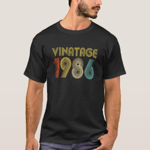 Vintage 1986 36 år gamla pojkar och flickor 36:e f t shirt