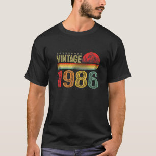 Vintage 1986 Bday 36 Years Funny 36th Birthday T Shirt