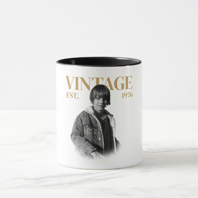 Vintage 1986 Födelsedagsmugg, Personlig Retro År Mugg (Center)
