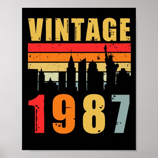 Vintage 1987: 1987 poster (Framsidan)