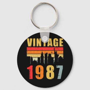 Vintage 1987 som gjordes 1987 nyckelring