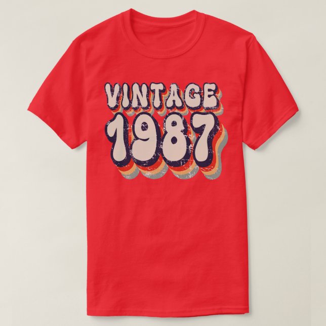 Vintage 1987 t shirt (Design framsida)