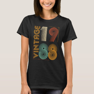 Vintage 1988 Retro Birthday T Shirt