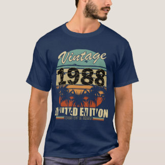 Vintage 1988 rolig t shirt