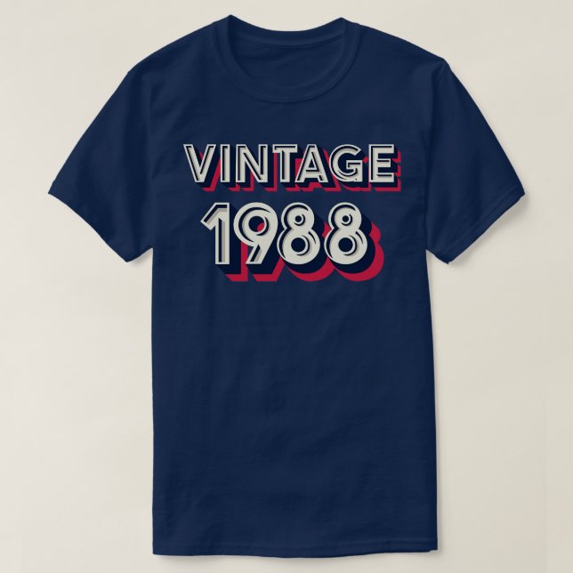 Vintage 1988 t shirt (Design framsida)