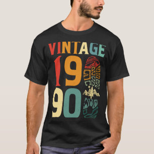Vintage 1990 32 år gammal födelsedagskampanj B T Shirt