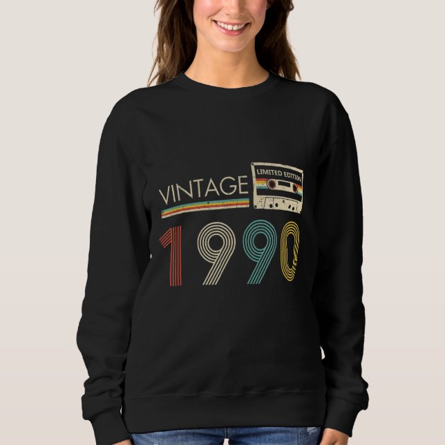 Vintage 1990 Kassett T Shirt (Framsida)