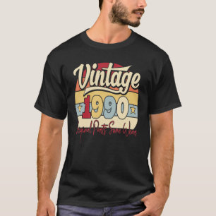 Vintage 1990 originaldelar vissa Bäror Retro 33:e T Shirt