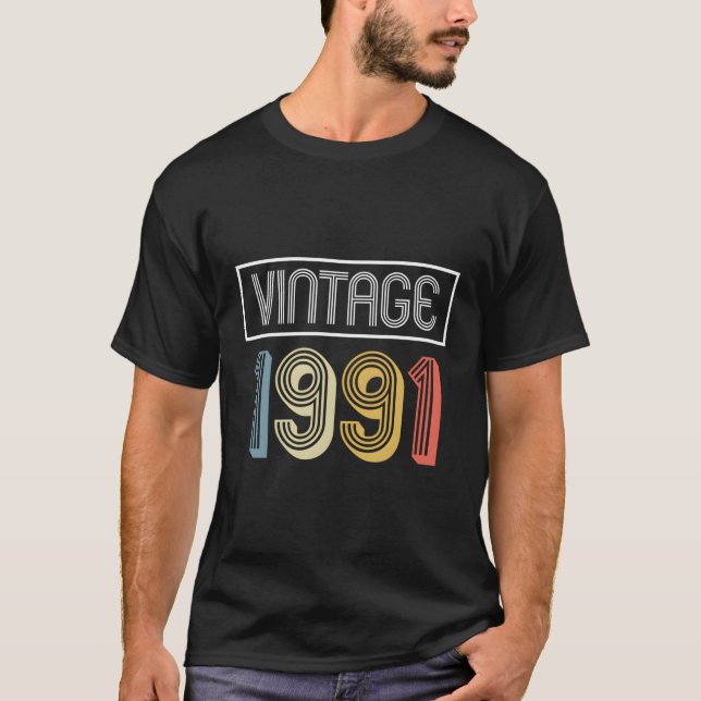 Vintage 1991: Fågelgåva T Shirt (Framsida)