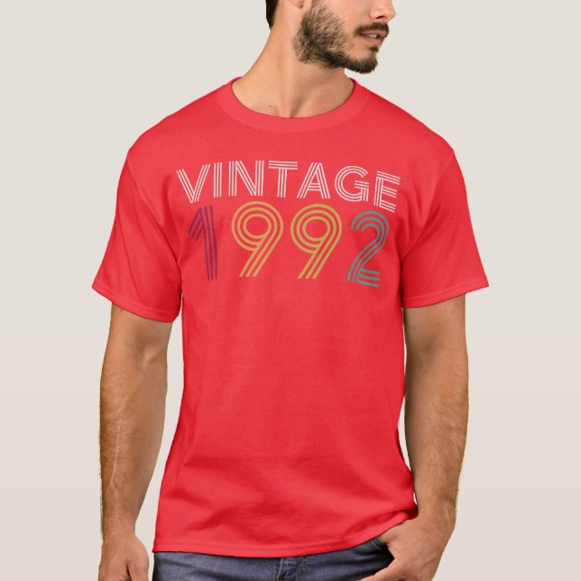 Vintage 1992 årgång t shirt (Framsida)