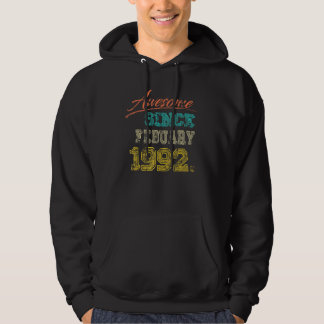 Vintage 1992 Fantastisk Sedan februari Lycklig Den Hoodie