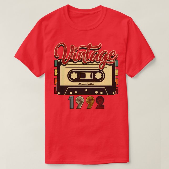 Vintage 1992 Underbarare kassettband T Shirt (Design framsida)