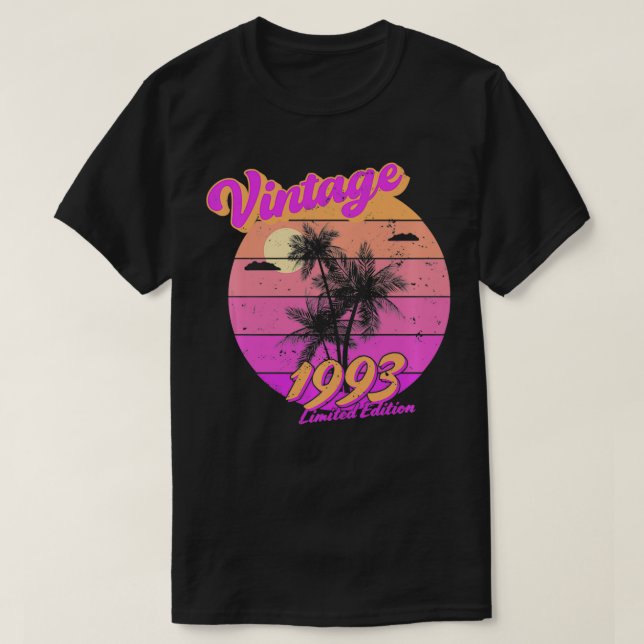 Vintage 1993 Pullover T Shirt (Design framsida)