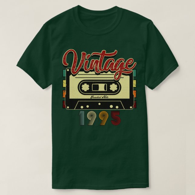 Vintage 1995 Underbarare kassettband T Shirt (Design framsida)