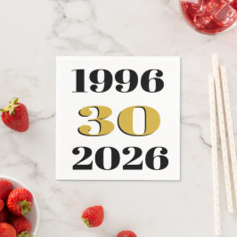 Vintage 1996 Milestone 30-årsdag Pappersservett