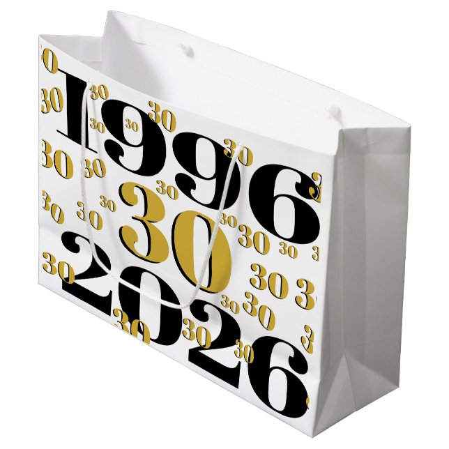 Vintage 1996 Milestone 30-årsfirande   (Framsidan Vinklad)