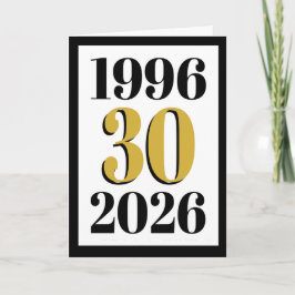 Vintage 1996 Milestone 30th Birthday   Inbjudan