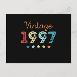 Vintage 1997 30-årsfirande Retro-gåva 30-åring Vykort