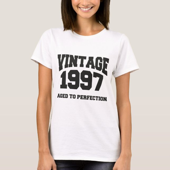 Vintage 1997 - Aged to perfection T-shirt (Framsida)