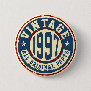Vintage 1997 alla originaldelar knapp