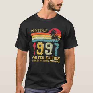 Vintage 1997 Begränsad utgåva, dag 25 år gammal 25 T Shirt