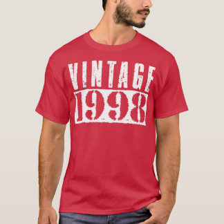 Vintage 1998 Vintage, vit text T Shirt