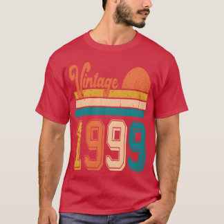 Vintage 1999 födelsedagspresent retro t shirt