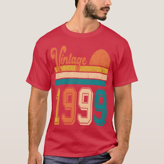 Vintage 1999 födelsedagspresent retro t shirt (Framsida)