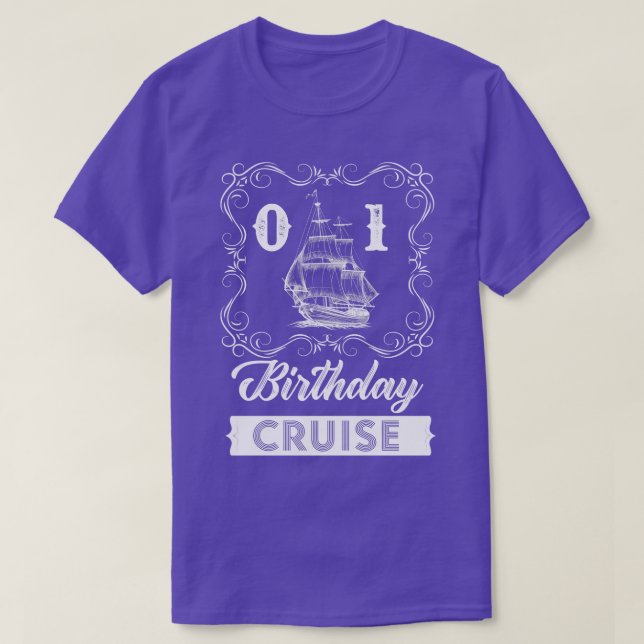 Vintage 1:a födelsedagsraket t shirt (Design framsida)