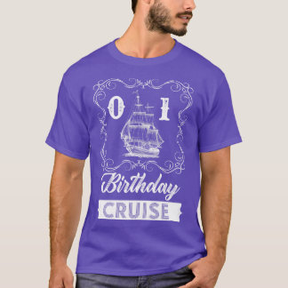 Vintage 1:a födelsedagsraket t shirt