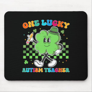 Vintage 1 Lucky Autism Teacher St Patrick Day Sc Musmatta