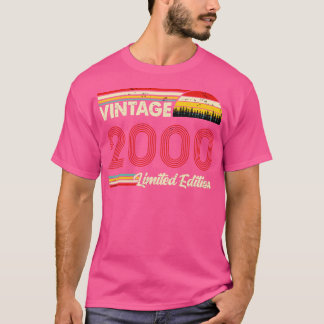 Vintage 2000 Shirt Begränsad Edition 2000 Birthday T