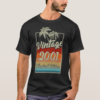 Vintage 2001 22 år gammal 22:a födelsedagen 1 t shirt