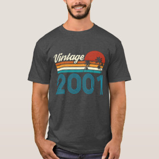 Vintage 2001 Vintage Födelsedag Retro Vintage pres T Shirt