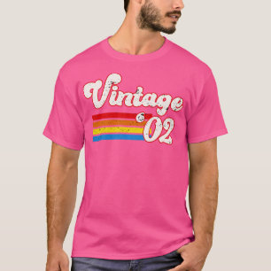 Vintage 2002 Birthday Shirt Retro 02 Birthday Shir T