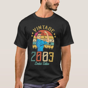 Vintage 2003 År 2003 19:e födelsedagen Kvinnor 19 T Shirt