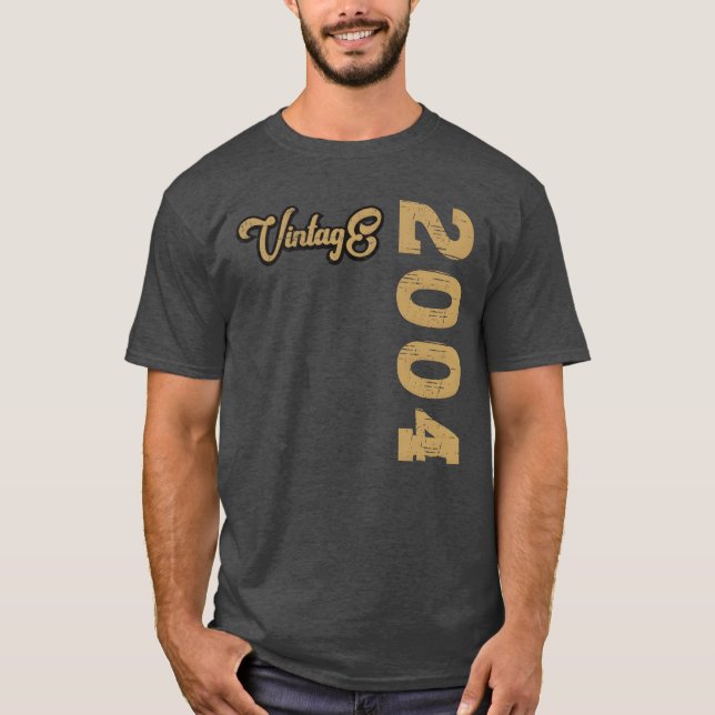 Vintage 2004 årgång t shirt (Framsida)