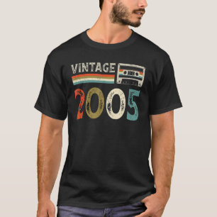 Vintage 2005, 18:e födelsedagen 18 år 2005 t shirt