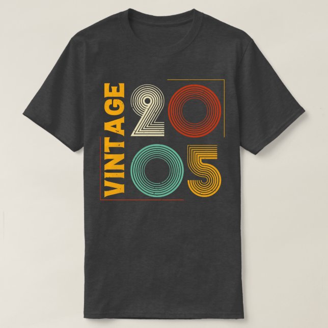 Vintage 2005 Begränsad utgåva T Shirt (Design framsida)