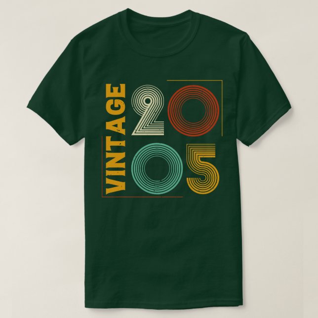 Vintage 2005 Begränsad utgåva T Shirt (Design framsida)