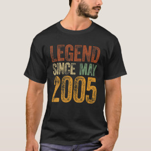 Vintage 2005 födelsedag kan sedan 2005 ha fötts up t shirt
