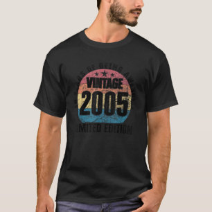 Vintage 2005 Legendary Begränsad Edition 18 år gam T Shirt