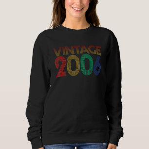 Vintage 2006 16:e födelsedagen för pojkar och flic t shirt