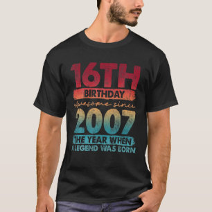 Vintage 2007 16 års Begränsada gåvor 16T T Shirt
