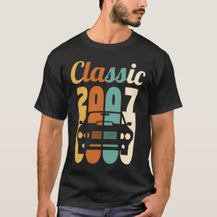 Vintage 2007 Födelsedag Retro 12:e 12 år T Shirt