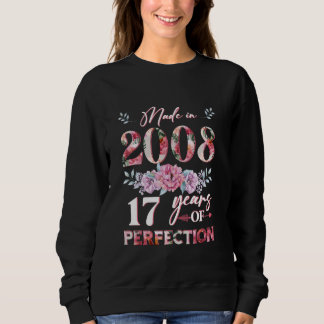 Vintage 2008 17:e födelsedagen 17 år gammal hiv t shirt