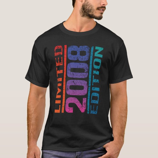 Vintage 2008 u2013 2008 Födelsedag 1 T Shirt (Framsida)
