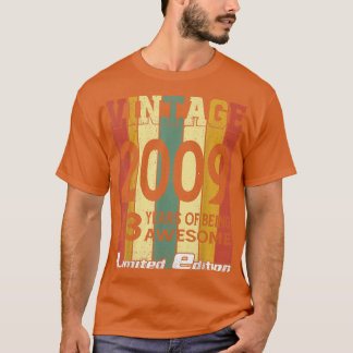 Vintage 2009 13 år efter Fantastisk 13:e födelseda T Shirt