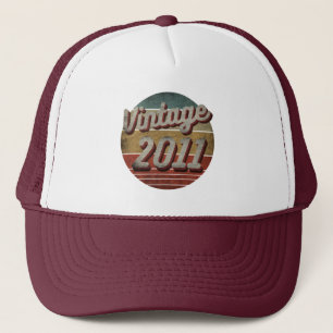 VINTAGE 2011 MANAR WOMEN BIRTHDAY GIFT TRUCKERKEPS